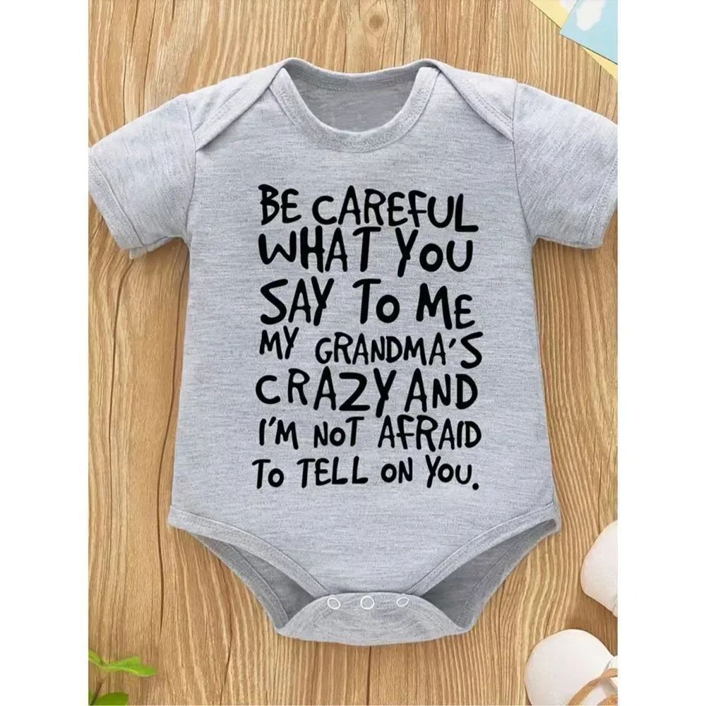 New Funny Pattern Baby Romper 3-6M